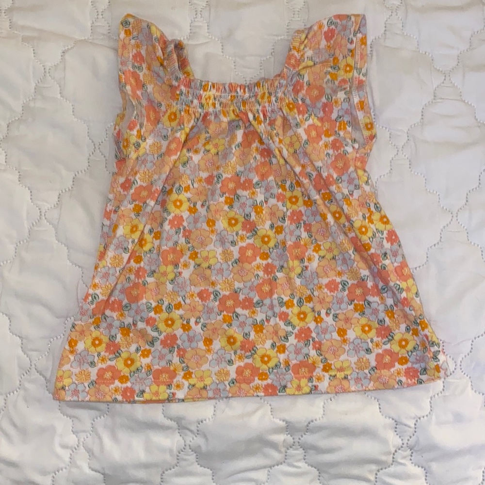 Toddler - Girl - Floral Spring Shirt